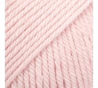 Drops Daisy Pelote de laine 100 % laine mérinos pour tricot et crochet, 3-Light (DK, légèrement peignée), légèrement peignée, 51 g, 100 m par pelote, 1 x 50 g (06 rose poudré)