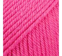 Drops Daisy Pelote de laine 100 % laine mérinos pour tricot et crochet, 3-Light (DK, légèrement peignée), traitée en mode veilleux, 51 g, 100 m par pelote, 1 x 50 g (22 magenta)