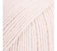 DROPS Flora 22 UNI White Fog Fingering Pelote à tricoter et à crocheter en alpaga et laine