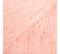 Drops Kid-Silk Pelote de fil en mohair et soie, 0 ou dentelle, 2 plis, 25,5 g, 220 m par pelote (53, pêche clair)