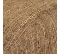 DROPS Laine d'alpaga brossée 36 amande - Fil - 25 g - 5,00 mm - 77 % alpaga, 23 % soie