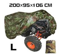 Dropshipping-Cubierta Universal Para Motocicleta, Cubierta Impermeable De Camuflaje De 190t, Para Quad, Atv, Vehículo, Scooter, Protector De Moto, Todos Los Tamaños - L