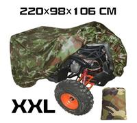 Dropshipping-Cubierta Universal Para Motocicleta, Cubierta Impermeable De Camuflaje De 190t, Para Quad, Atv, Vehículo, Scooter, Protector De Moto, Todos Los Tamaños - Xxl