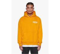 Dropsize Sweat-shirt 'Crime Club' orange / blanc, Taille M