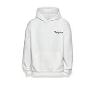 Dropsize Sweat-shirt 'Never Give Up' miel / prune / blanc, Taille S