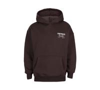 Dropsize Sweat-shirt 'Success' chocolat / blanc, Taille L