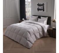 DROUAULT | Couette Chaude 240x260 | pour Lit 2 Personnes | 90% Duvet de Canard | Starlight | Ultra Gonflante et Anti-Acariens | Enveloppe Percale de Coton | Fabriquée en France | Lavable en Machine