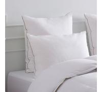 DROUAULT | Oreiller Ferme 50x70 | 30% Duvet d'oie et de Canard | Méridien | Très Bon Soutien et Anti-Acariens Naturel | Enveloppe Percale de Coton Douce | Fabriqué en France | Lavable à 40°C