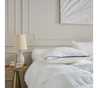 DROUAULT - Oreiller Hauteur Réglable 40x60 cm - Sensation Duvet Medium - 100% Fibre Polyester - Housse 100% Coton Serge - Ajustable Confort et Hauteur - Lavable à 40°C