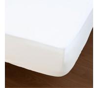 DROUAULT - Protège-Matelas Molleton Soft Pro 140 x 190 cm - Traitement Anti-acariens et Anti-rétrécissement Sanfor - Molleton 100% Coton 230 GR/m² - Absorbant - Finition Drap Housse