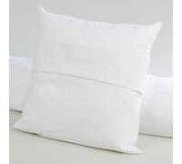 DROUAULT - Protège Oreiller - Absorbant Soft Pro - Blanc 50x70 cm | Anti-rétrécissement Sanfor - 100% Coton - Rectangulaire - Portefeuille - Lavable 60°C