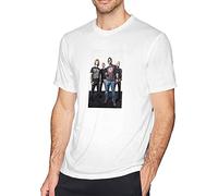 Drowning Pool Men's Round Neck Fashion T-T-Shirts à Manches Courtes Summer Casual Loose Cotton Short Sleeve (Medium)