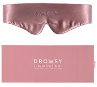 Drowsy - Featherweight Sleep Mask - Masques de sommeil en soie Damask Rose 1 St.