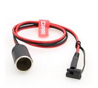 DRRI Adaptateur de charge rapide SAE vers allume-cigare femelle 12 V 16 AWG