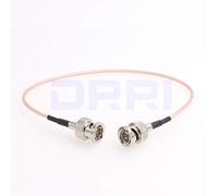 DRRI Câble coaxial vidéo BNC mâle vers BNC mâle 3G HD SDI 4K pour FS5 vers Atomos Shogun Inferno (30 cm)