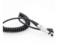 DRRI Câble coudé CC vers 2 broches pour émetteur Paralinx Tomahawk Teradek Boulon Tilta Plaque de batterie