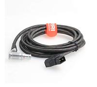 DRRI Câble d'alimentation 1B 6 broches femelle vers Dtap pour Movi Pro avec arme rouge (câble tressé de 1 m)