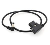 DRRI Câble d'alimentation DC vers Dtap 5,5 x 2,1 mm pour moniteur Atomos Shogun/Ninja Inferno (coude CC)
