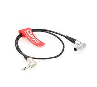 DRRI Câble de 3,5 mm Jack vers EXT 9 broches pour appareil photo numérique Red Komodo 6K (câble rotatif 9 broches)