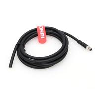 DRRI Câble de capteur IP67 M8 mâle moulé à une extrémité unique Profinet/Ethernet pour appareils d'automatisation industrielle