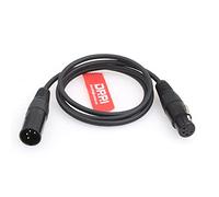 DRRI Câble de microphone XLR mâle 3 broches vers XLR femelle 3 broches pour microphone Shure SM, performances en studio de son, préamplis, systèmes de haut-parleurs