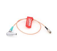 DRRI Câble d'entrée DIN vers 5 broches à angle droit pour appareil photo Red Epic ARRI Alexa