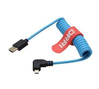 DRRI Câble HDMI 2.1 micro HDMI vers HDMI spiralé, câble flexible 48 Gpbs pour moniteurs d'appareil photo, Raspberry Pi 5 4, GoPro Hero 7/6 + plus, 1080p, 4K @ 120 Hz, 8K @ 60 Hz HD, 2K @ 240 Hz/3D