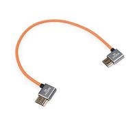 DRRI Câble HDMI mâle coudé gauche vers angle gauche mâle 8K @ 60 Hz 4K @ 120 Hz pour Sony A7III A7S3, FX3, FX6, FX30, BMPCC 4K 6K, Nikons Z6 Z7, Ronin S, Atomos Ninja V (30 cm)