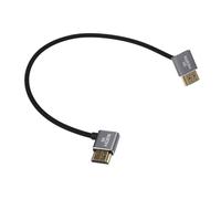 DRRI Câble HDMI pour Z Cam Canon C100 C200 C300 C500, Sony A7III A7S3, FX3, FX6, FX30, BMPCC 4K 6K, Ronin S (30 cm)