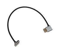 DRRI Câble HDMI vers le bas en silicone souple 8K @ 60 Hz 4K @ 120 Hz pour Z Cam Canon C100 C200 C300 C500, Sony A7III A7S3, FX3, FX6, FX30, BMPCC 4K 6K, Ronin S (50 cm)