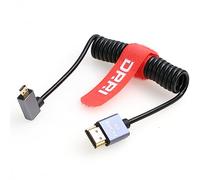 DRRI Câble micro HDMI 8K à angle droit vers HDMI 2.1 pour Canon EOS R5 FUJIFILM X-T, Nikon Z6 Z9