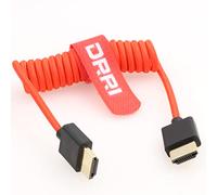 DRRI Câble spiralé tressé ultra haut débit HDMI vers HDMI 2.1 8K pour Sony A7III a7s3 FS700U / Panasonic Lumix BS1H vers Atomos Ninja V