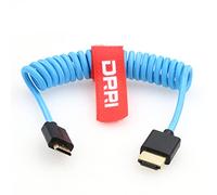 DRRI Câble tressé Mini HDMI vers HDMI 2.1 haute vitesse 8K @ 60 Hz 4K @ 120 Hz pour Sony F55 A7S3 A74 Nikon Z5 Z6 Z7 BMPCC4k vers moniteur Atomos Ninja