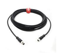 DRRI Connecteur M8 à 3 broches mâle vers femelle - Câble électrique blindé en PVC pour appareils d'automatisation industrielle