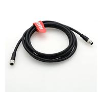 DRRI Connecteur M8 à 6 broches mâle vers femelle - Câble électrique blindé en PVC pour appareils d'automatisation industrielle