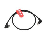 DRRI DJI Ronin SC2 RS2 RS3 RS4 Câble de commande double USB-C à angle droit pour appareil photo Sony A7c A7S3 Cannon R5/R6/R7/R8 Panasonic Gh5/GH5S/GH6Nikon z5/z6/z7/z8