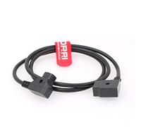 DRRI Dtap Câble adaptateur 2 broches mâle vers femelle pour DSLR Rig Anton Bauer Battery V-Mount (3 m)