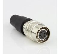 DRRI Hirose HR10A-7P-6S Connecteur de câble d'alimentation femelle 6 broches pour caméra industrielle Basler AVT CCD CMOS (prise femelle, 6 broches)