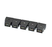 DRRI Lot de 5 connecteurs femelles D-tap/P-Tap pour caméscope, câble d'alimentation V-Mount DSLR Anton