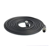 Drri M12 4pin D-Code mâle vers connecteur RJ45 Ethernet Cat5 Câble blindé 3M