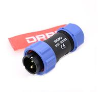 DRRI Weipu SP2110/P2 Connecteur circulaire 2 broches étanche 12 V 30 A pour station d'alimentation portable Bluetooth AC200MAX