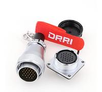 DRRI WEIPU WS28 24 broches AC DC Circuit Signal LED Heavy Duty Industrial Clokhead mâle femelle prise pour panneau solaire