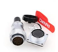 DRRI WeiPU WS28 26 broches AC DC Circuit Signal LED Heavy Duty Industrial Cloison Plug Male Female Socket for Industrial Control Systems