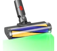 DrRobor Brosse pour Dyson V10 V11 V7 V8, Tête de Brosse à Rouleau avec Lumières LED pour Révéler la Poussière Invisible, Adaptée au Nettoyage des Planchers Durs