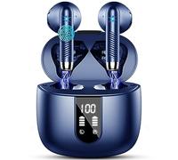 Drsaec Écouteurs Bluetooth sans Fil 5.4 HiFi Stéréo, Basses, 48H Casque | 4 Mics ENC avec Réduction de Bruit, Oreillette Bluetooth avec Écran LED/USB-C/IP7 Étanche, Écouteur sans Fil pour iOS Android