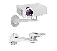 Drsn Mini Support Vidéoprojecteur Mural, 6,3-7,87 inch | Vis M4 | Rotation 360°, Inclinaison 60°, pour Caméra/Projecteur/Webcam -Matériau Acier Carbone