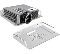 Drsn Support de Mural Universel pour Projecteur, Plateau 26 * 20cm- Chargé 4.4 lbs- Support Mural en Alliage d'aluminium aux Projecteurs, CaméRas, Routeurs, Les Mini-amplificateurs et Les Sons