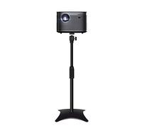 Drsn Trépied pour Projecteur Universel, Quadripode- Hauteur Réglable 70-125 cm, Pivot à 360°, Charge de 3kg,Facile à Installer Et Stable, pour Petite Caméra Webcam Microphone Projecteur GoPro- Noir