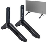 Drsn TV Base Pied Support TV Pieds de Montage pour TV avec Une Distance de Trou d'installation de TV de 20-55 mm, Distance Entre Le Trou de Montage supérieur et Le Bord 3,15 in/8 cm