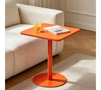 Drsyffsup Petite Table d'appoint carrée avec kit d'installation, Tables de Bar Hautes, Base lestée, Table de Cocktail, Table de Chevet pour Salon, Chambre, Bureau, Club, Balcon(70x70x73cm)